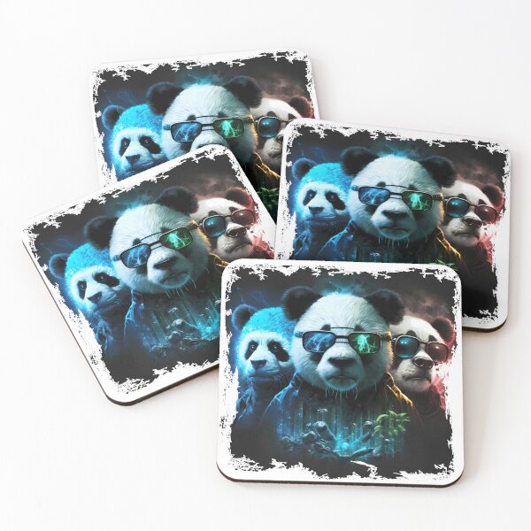 Item preview, Cool Cyberpunk Pandas Bears designed and sold by MLArtifex.