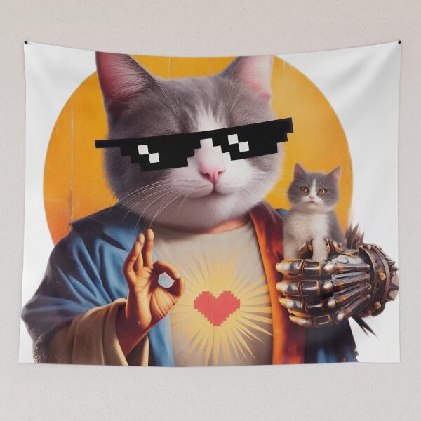 Item preview,  Digital Meow-siah Bot CTRL + Purr-sanity Kittyanity designed and sold by piscininha.