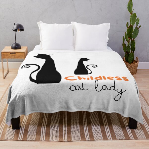 Item preview, Childless cat lady with black cats designed and sold by Kinkalow.
