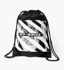 Off White Drawstring Bag