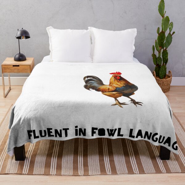 Item preview, Fluent in fowl language designed and sold by FitEnvy.