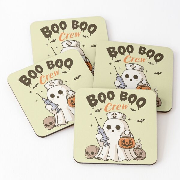 Item preview, Boo Boo Crew Nurse Ghost Funny designed and sold by Pine-Shop.