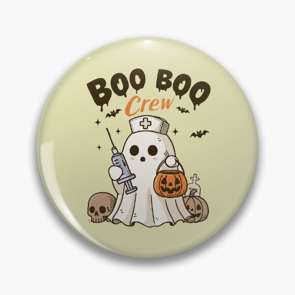 Item preview, Boo Boo Crew Nurse Ghost Funny designed and sold by Pine-Shop.