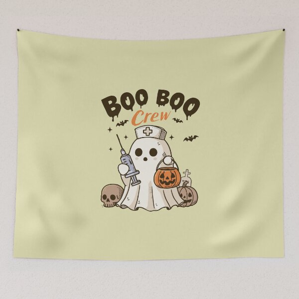 Item preview, Boo Boo Crew Nurse Ghost Funny designed and sold by Pine-Shop.