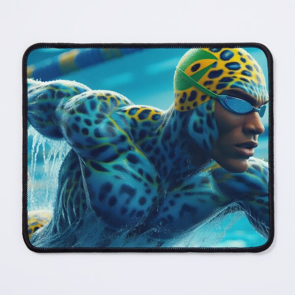 Item preview, Brazil Athlete Jaguar Olympics designed and sold by GalleryBrisArt.