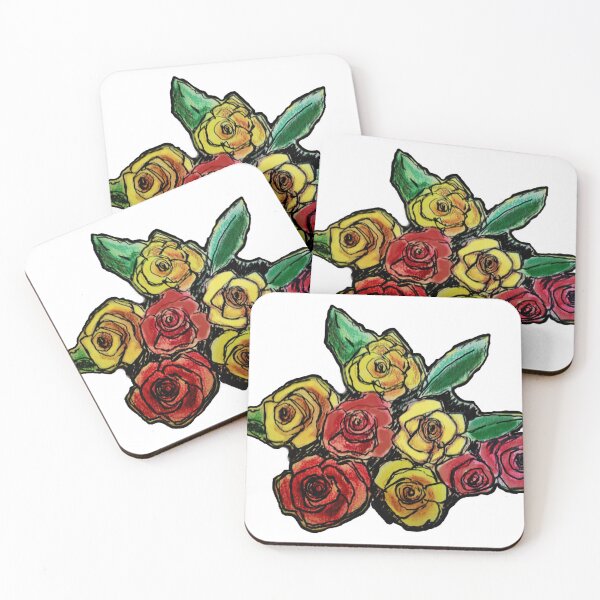 Item preview, Colorful Vintage Rose Bouquet designed and sold by dpenn.