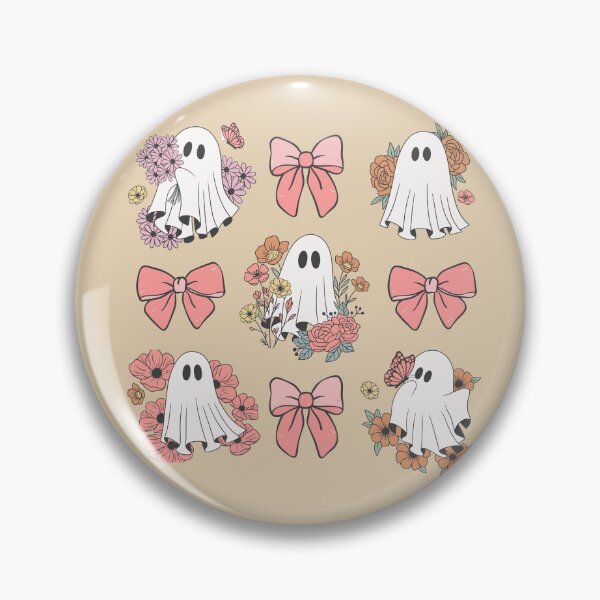 Item preview, Coquette Halloween Ghosts , Pink Soft Girly Ghost , Fun Halloween Party  designed and sold by DevlynnDesigns.