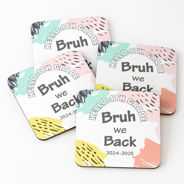 Item preview, Bruh we back - Back to school designed and sold by PhotoGros-4U.