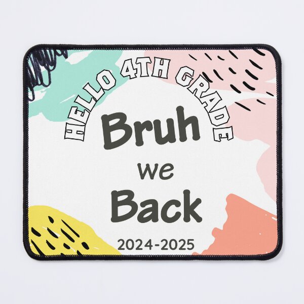Item preview, Bruh we back - Back to school designed and sold by PhotoGros-4U.