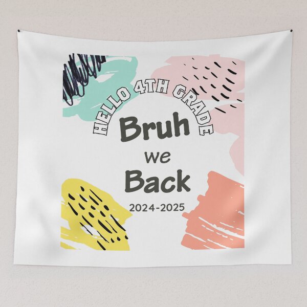 Item preview, Bruh we back - Back to school designed and sold by PhotoGros-4U.