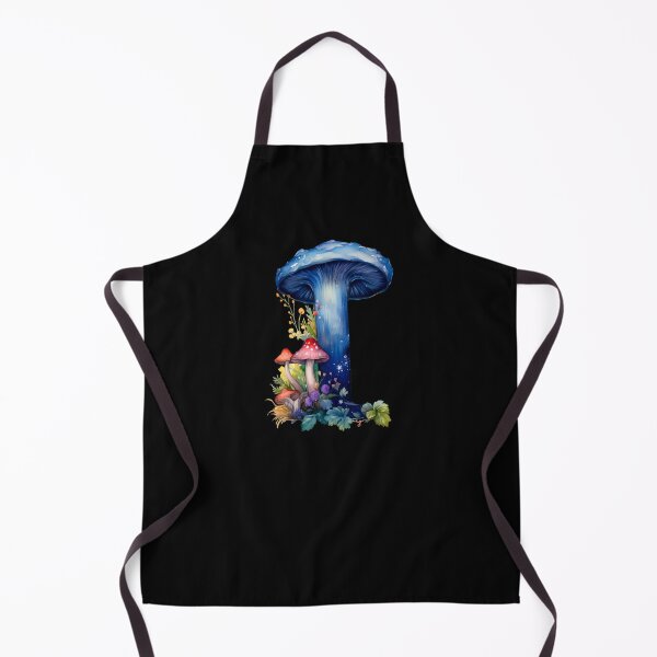 Item preview, Letter I Orange Mushrooms alphabet personal name Goblin fairytale aesthetic goblincore fairycore enchanted forest designed and sold by Fantasy Cache.