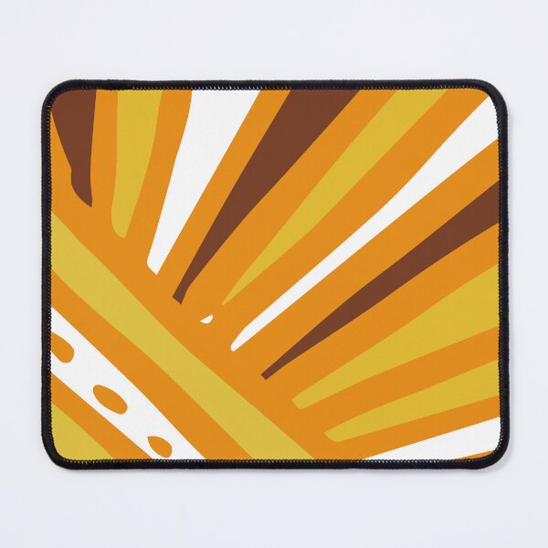 Item preview, Mid-Century Modern Bright Yellow And Tangerine Geometric designed and sold by DEC02.
