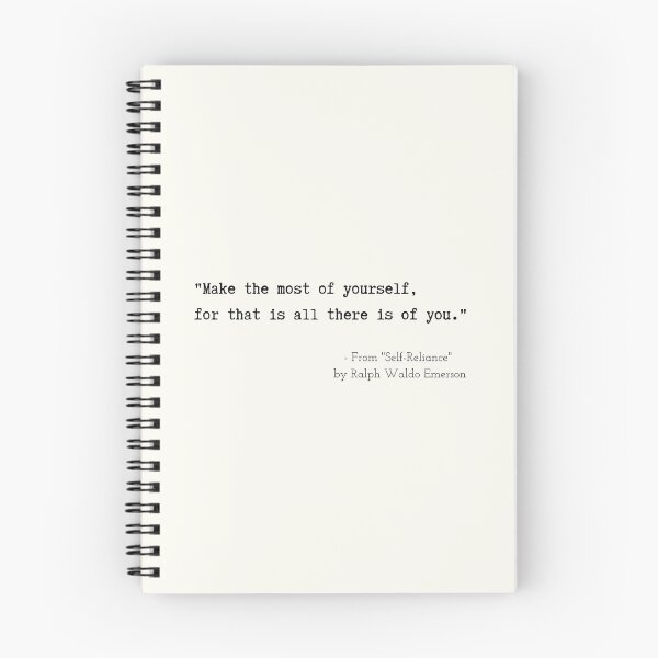 Item preview, A Motivational Poetic Quote from "Self-Reliance" by Ralph Waldo Emerson designed and sold by Poemit.