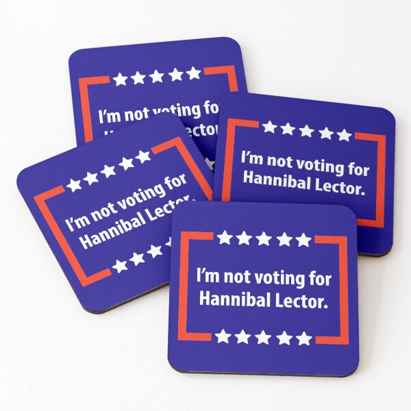 Item preview, No voy a votar por Hannibal Lecter designed and sold by Rachel the Artist .