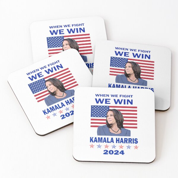 Item preview, Kamala Harris 2024 - Quote "When We Fight WE WIN" designed and sold by Robirk.