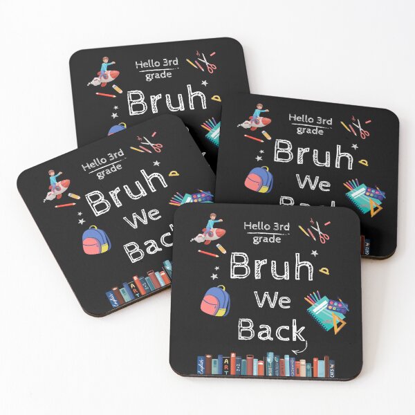 Item preview, Bruh we back - Back to school designed and sold by PhotoGros-4U.