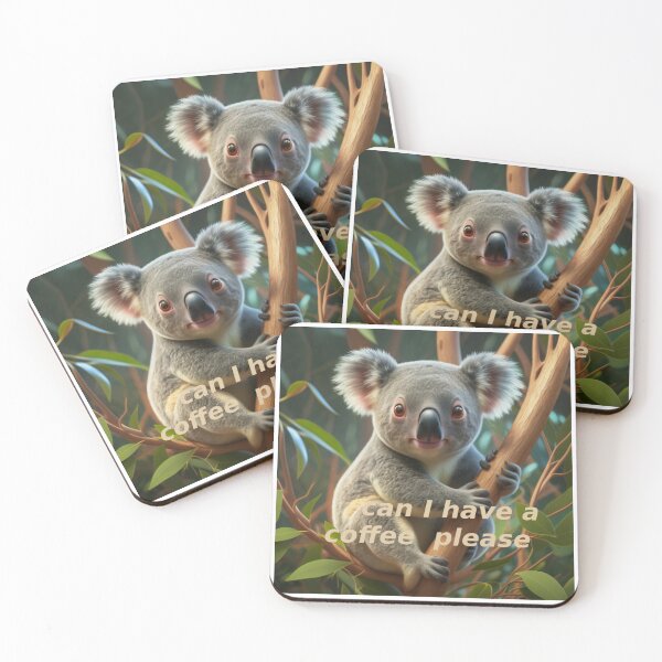 Item preview, Koala wants coffee designed and sold by JustStraight.