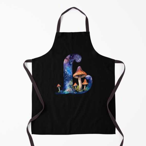 Item preview, Letter L Orange Mushrooms alphabet personal name Goblin fairytale aesthetic goblincore fairycore enchanted forest designed and sold by Fantasy Cache.