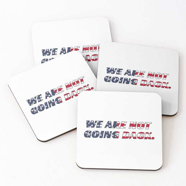 Item preview, We are not going back, Kamala Harris 2024 designed and sold by Roy & Tiffany.