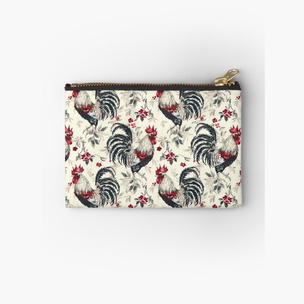 Item preview, Vintage Red and Black Roosters designed and sold by ColorFlowArt.
