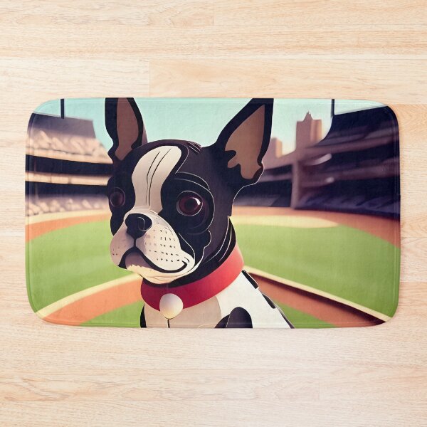 Item preview, Let's Play Ball, Man.... Baseball Boston Terriers designed and sold by Hall-O-Gram.