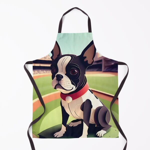 Item preview, Let's Play Ball, Man.... Baseball Boston Terriers designed and sold by Hall-O-Gram.