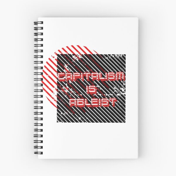 Item preview, Capitalism is ableist, Red and Black Line designed and sold by KoumlisArt.