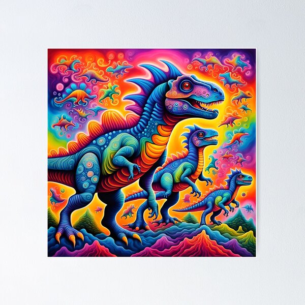 Rare Vintage Lisa Frank T-Rex Jumbo outlet Sticker