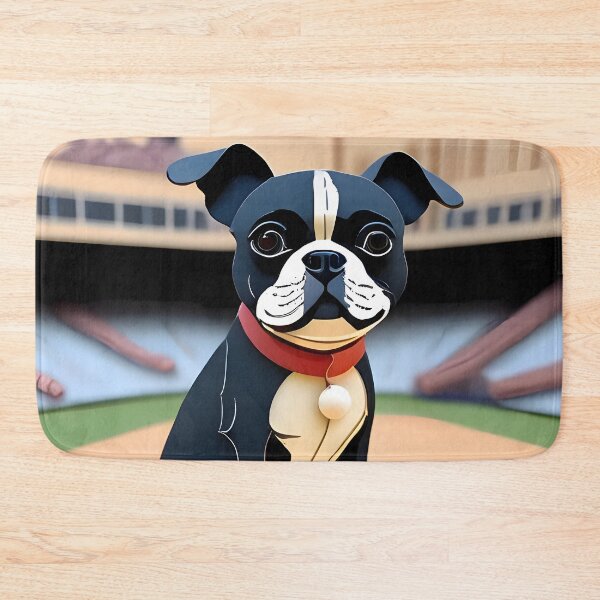 Item preview, Let's Play Ball, Man.... Baseball Boston Terriers designed and sold by Hall-O-Gram.