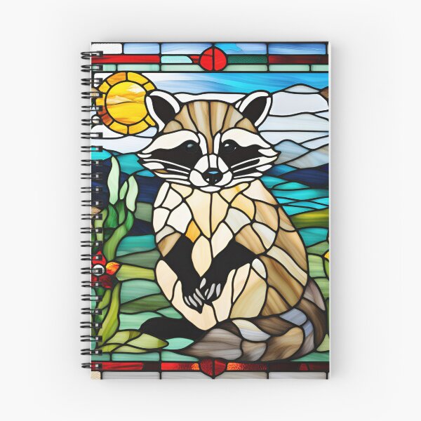 Artikelvorschau, Waschbär aus Buntglas entworfen und verkauft von Nico Del G.