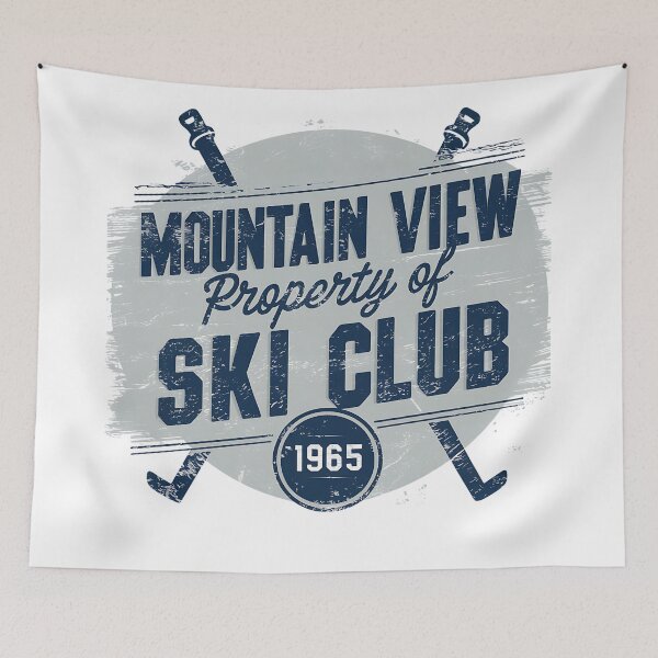 Item preview, Vintage-Style Mountain View Ski Club designed and sold by Noertz.