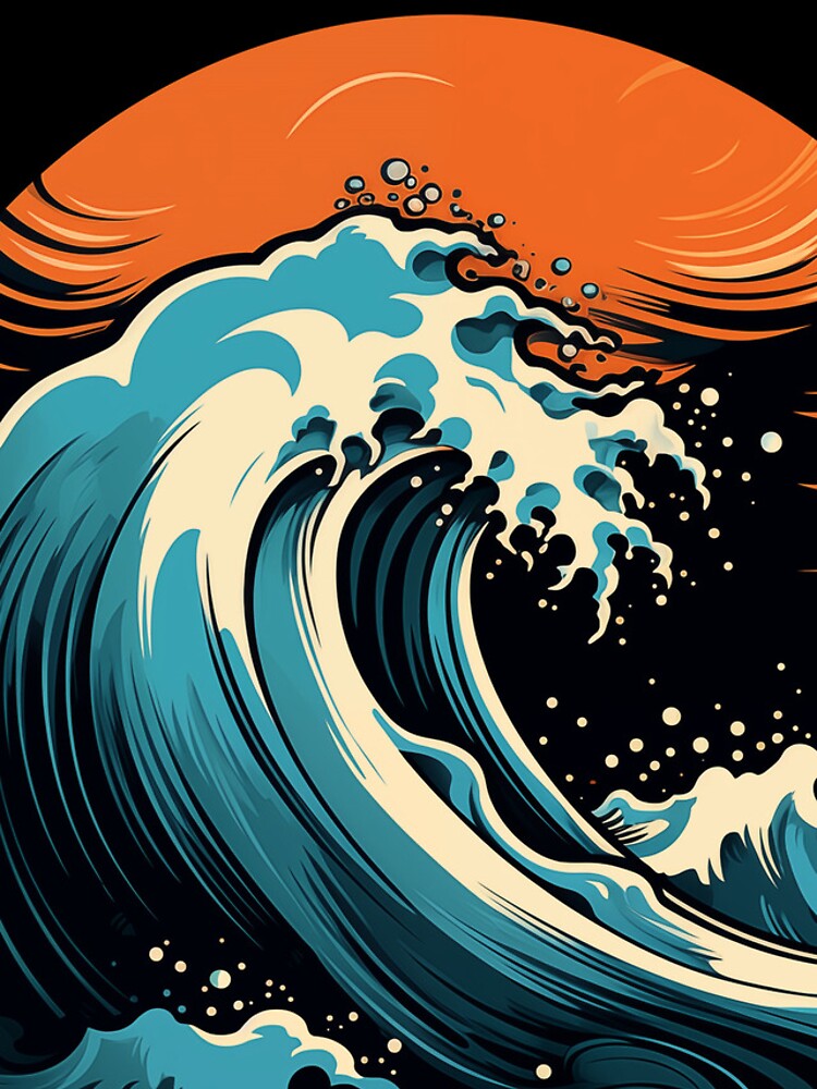 Thumbnail 4 of 4, iPhone Case, Dynamic wave designed and sold by AIStudioProject.