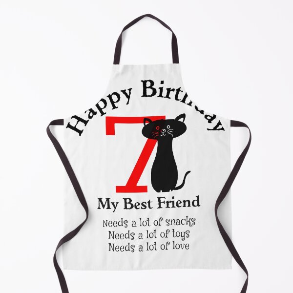 Item preview, Cat birthday 7 years designed and sold by Wilfried van Dokkumburg.