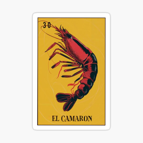 Item preview, El Camaron (The Shrimp) Loteria Card 30 designed and sold by matteflor.