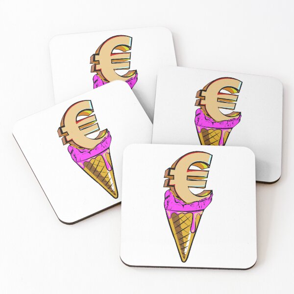 Item preview, Chill Euro Delight - Ice Cream Euro Sign designed and sold by DonVivaldo.