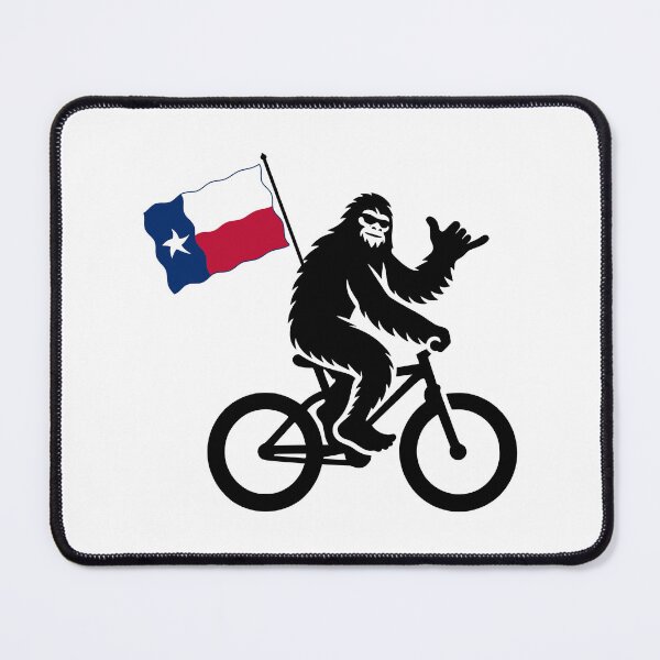 Item preview, Bigfoot Cycling Texas Flag designed and sold by Esskay Designs.