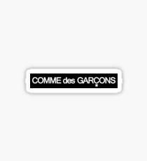 classical comme des garcons Sticker
