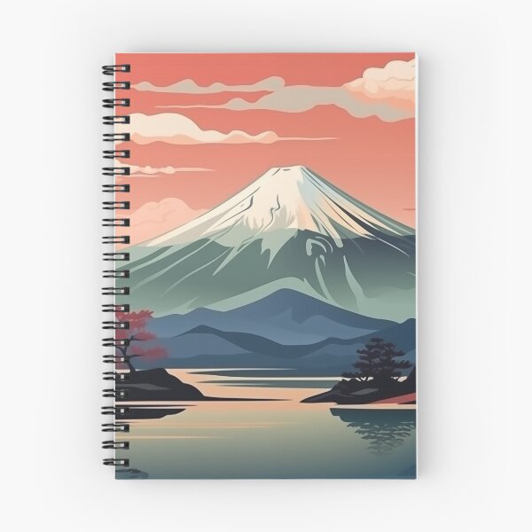 Aperçu de l'œuvre Paysage de montagne Fuji créée et vendue par AIStudioProject.