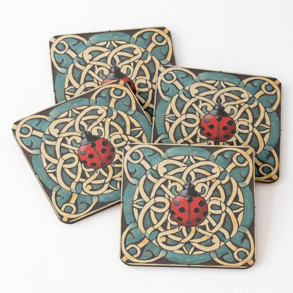 Item preview, The Celtic ladybug designed and sold by The Retro Stop.