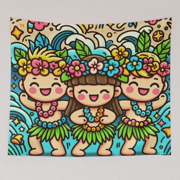 Item preview, Enchanting Hula Kids - 232 designed and sold by sagaofsilence.