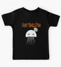Seashell Jellyfish With Funny Quote Shirt Kids Tee