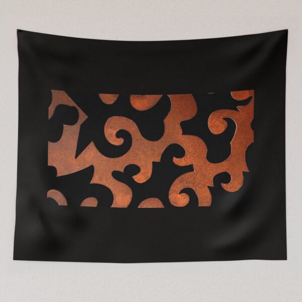 Item preview, Copper colored lava flow design designed and sold by TeeDesignMaster.