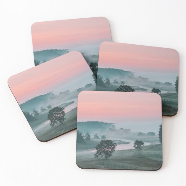 Item preview, Foggy summer sunset evening designed and sold by LiguxKon.