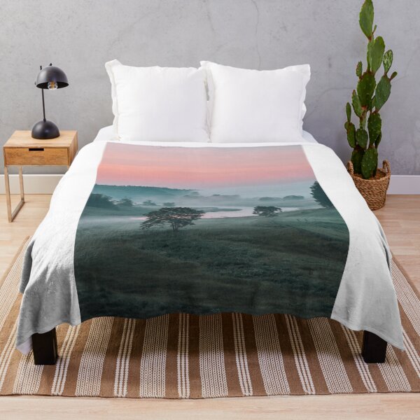 Item preview, Foggy summer sunset evening designed and sold by LiguxKon.