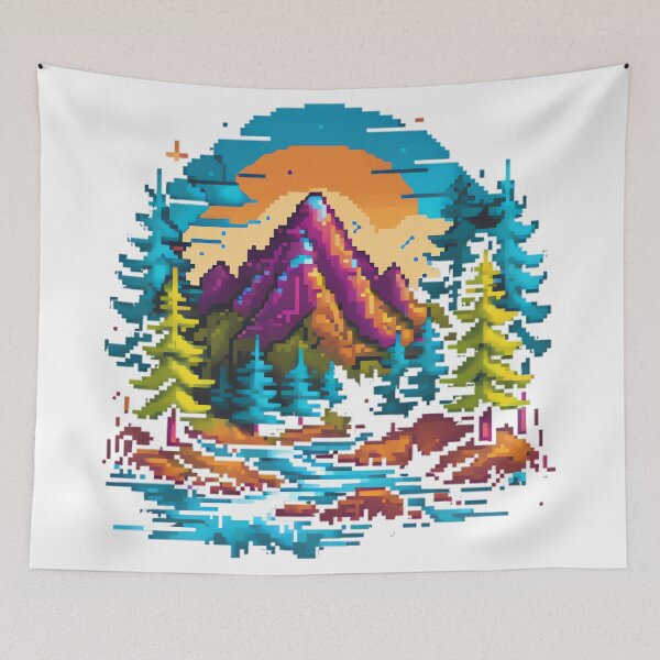 Item preview, Pixelated Landscape designed and sold by michaelolsonciz.