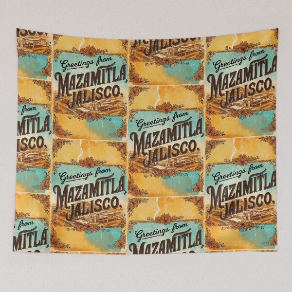 Item preview, Mazamitla Jalisco Mexico Magic Town Postcard Vintage Travel designed and sold by TravelPostcardGems.