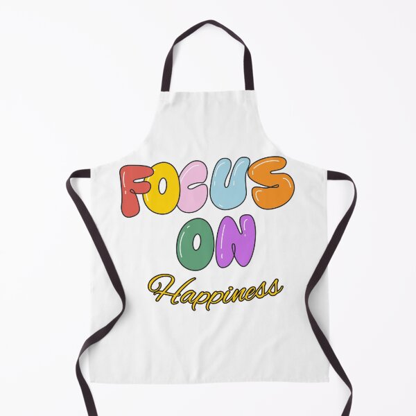 Item preview, Focus on Happiness: Colorful Rainbow Quote Design designed and sold by Radgraphic.