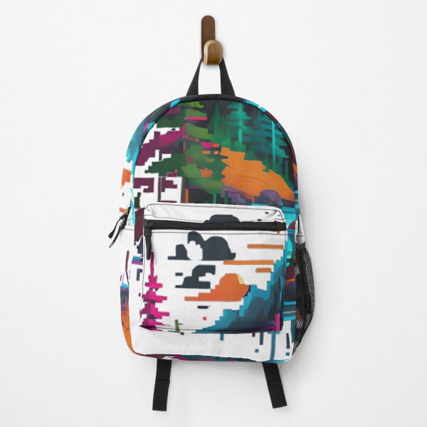 Item preview, Pixelated Night Landscape designed and sold by michaelolsonciz.