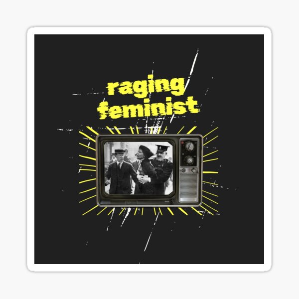 Vista previa del artículo con la obra «Emmeline Pankhurst, feminista furiosa», diseñado y vendido por Abatt0ir.