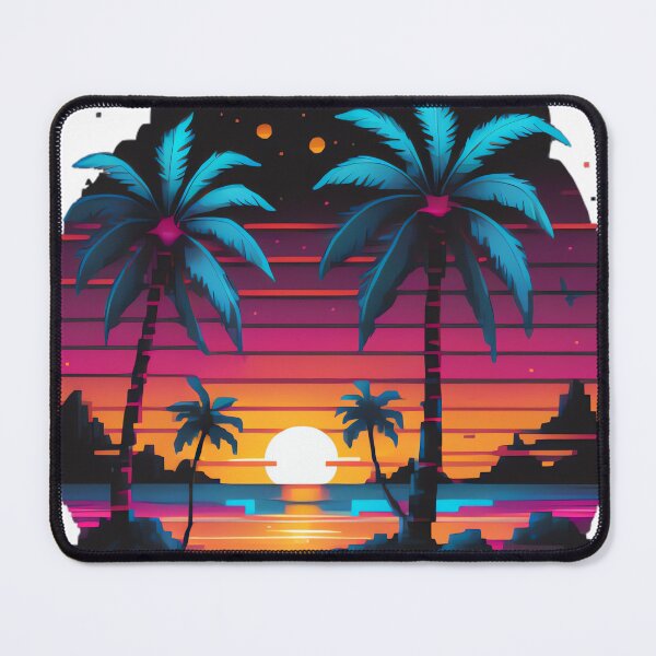 Item preview, Pixelated Sunset Beach designed and sold by michaelolsonciz.